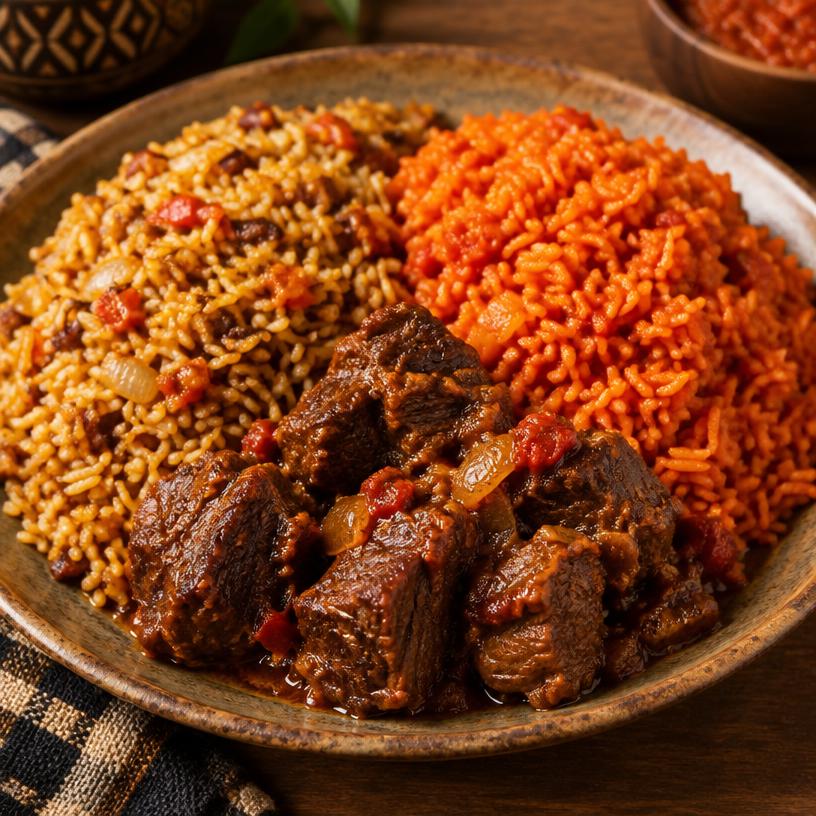 Riz gras au bœuf